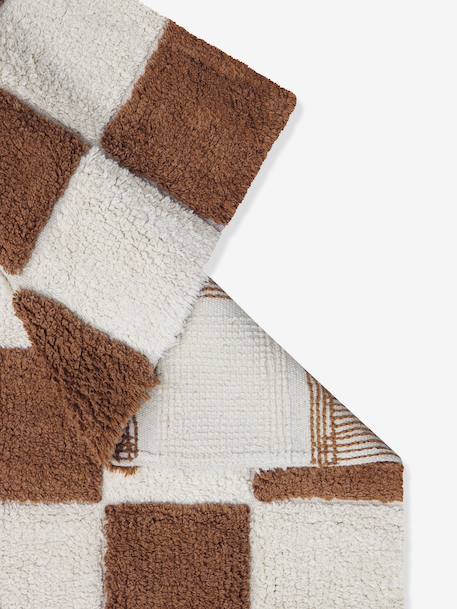 Tapis rectangulaire Tiles marron 3 - vertbaudet enfant 