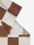 Tapis rectangulaire Tiles marron 3 - vertbaudet enfant 