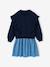 Robe manches longues fille écru+marine 7 - vertbaudet enfant 