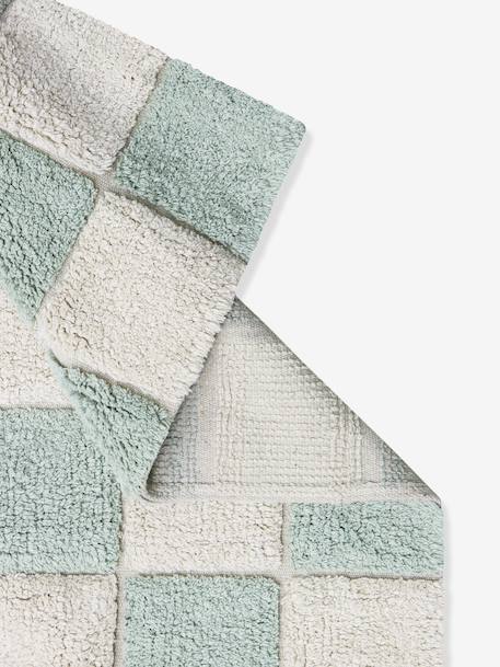 Tapis rectangulaire Tiles bleu 3 - vertbaudet enfant 