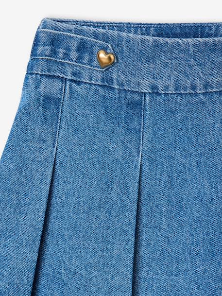 Jupe denim fille denim brut 3 - vertbaudet enfant 