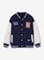 Sweat teddy garçon marine+vert sapin 2 - vertbaudet enfant 