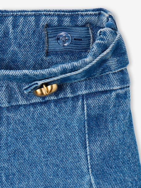 Jupe denim fille denim brut 4 - vertbaudet enfant 
