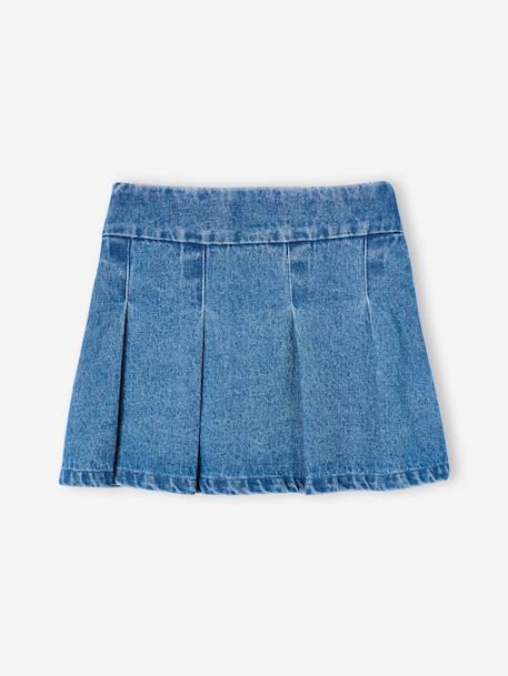 Jupe denim fille denim brut 2 - vertbaudet enfant 