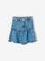 Jupe denim fille volantée bleu jean 1 - vertbaudet enfant 