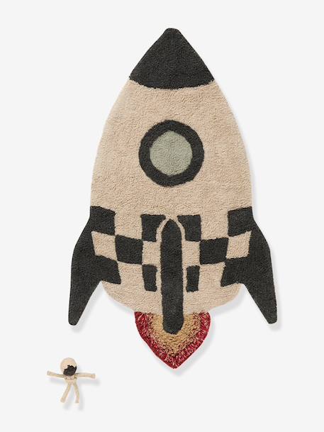 Tapis fusée enfant multicolore 2 - vertbaudet enfant 