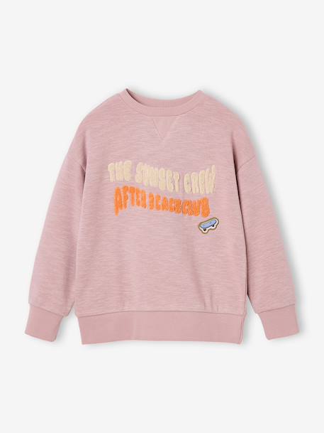 Sweat col rond garçon rose pâle 4 - vertbaudet enfant 