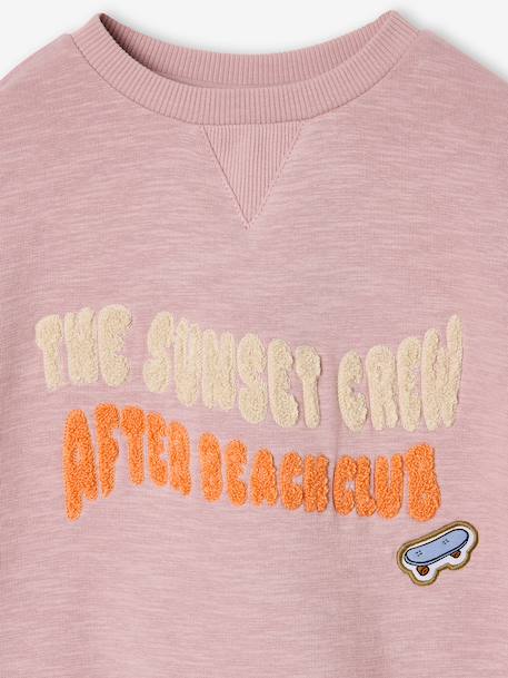 Sweat col rond garçon rose pâle 6 - vertbaudet enfant 
