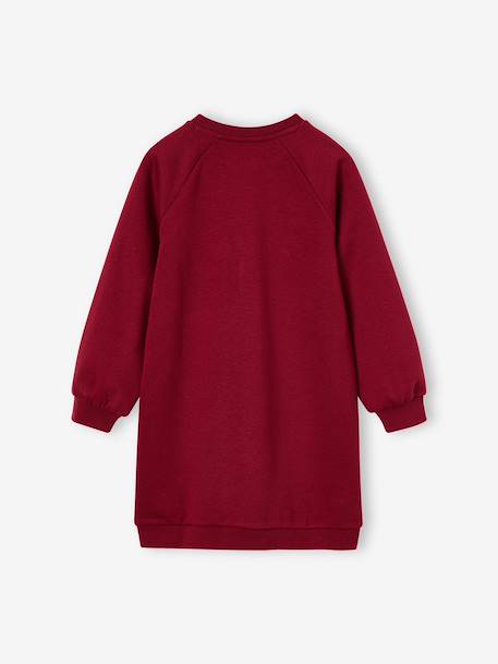 Robe sweat fille rouge 2 - vertbaudet enfant 