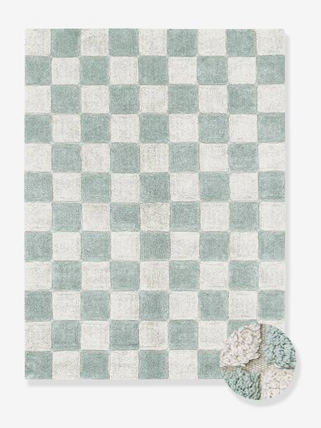 Tapis rectangulaire Tiles bleu 2 - vertbaudet enfant 