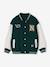 Sweat teddy garçon marine+vert sapin 10 - vertbaudet enfant 