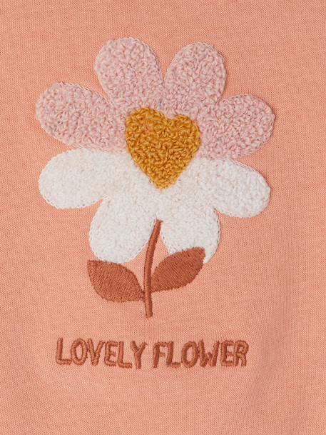 Sweat bébé fille manches longues abricot 4 - vertbaudet enfant 