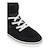 Baskets mi-hautes pour enfant Bleu foncé+Blk suede 10 - vertbaudet enfant 