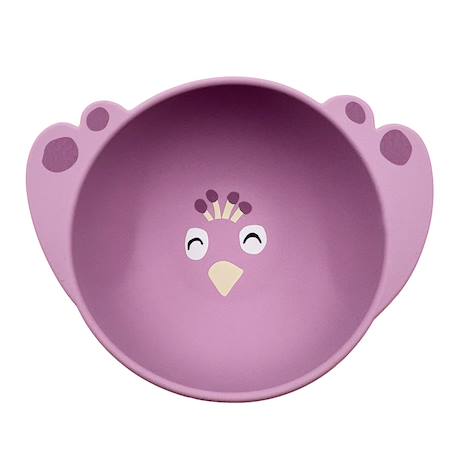 Bol en silicone avec ventouse Gris+Jaune+Orange+Rose+Vert+Violet 19 - vertbaudet enfant 