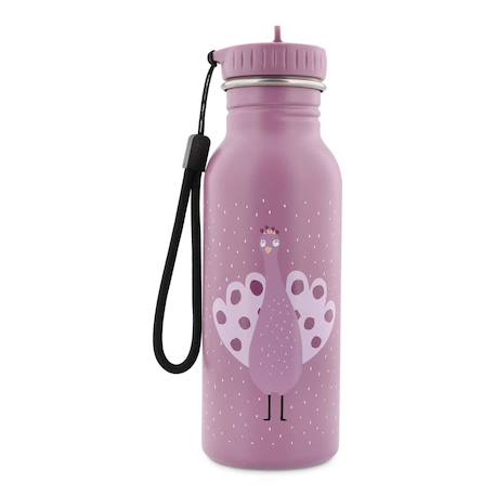 Gourde enfant en acier inoxydable 500 ml Gris+Violet 5 - vertbaudet enfant 