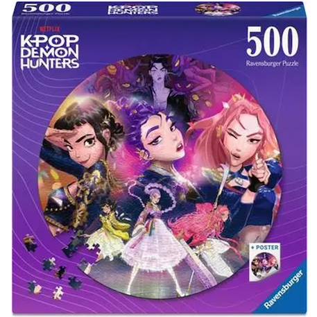 Puzzle Kpop 500 pcs Violet 1 - vertbaudet enfant 
