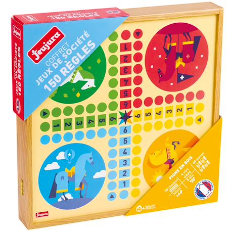 Coffret de jeux de société 150 règles Beige 2 - vertbaudet enfant 