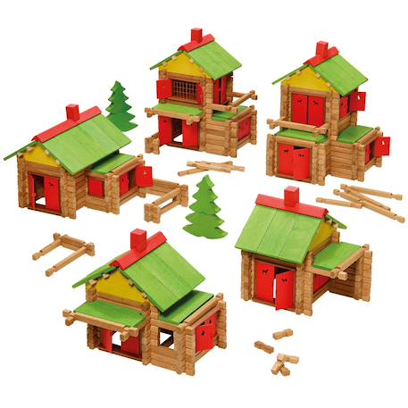 Mon chalet en bois 165 pièces Marron 3 - vertbaudet enfant 