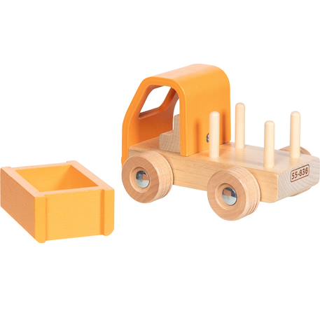 Camion-benne orange Orange 3 - vertbaudet enfant 