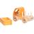 Camion-benne orange Orange 3 - vertbaudet enfant 