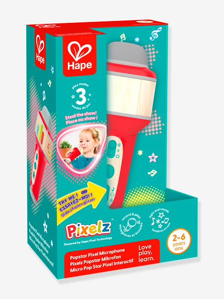 Micro pop star pixel interactif rouge 5 - vertbaudet enfant 