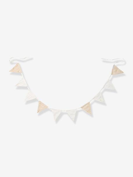 Guirlande avec fanions Little Goose blanc 1 - vertbaudet enfant 