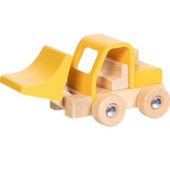 Pelleteuse en bois jaune  - vertbaudet enfant