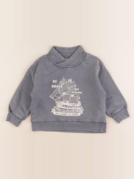 Sweat - 2 ans Gris 1 - vertbaudet enfant 