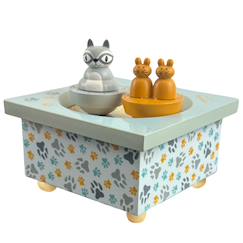 Linge de maison et décoration-Décoration-Boite à musique raton laveur