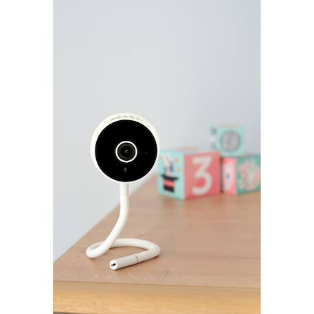Ecoute bébé vidéo connecté téléphone et wifi zen connect Blanc+Bleu nuit 2 - vertbaudet enfant 