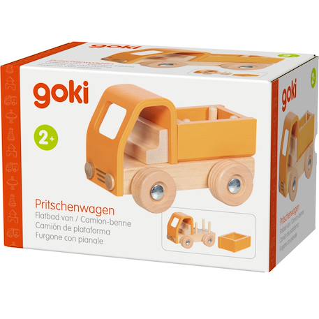 Camion-benne orange Orange 4 - vertbaudet enfant 