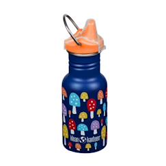 Puériculture-Gourde inox 355 ml bouchon sippy mushrooms