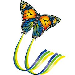Jouet-Jeux de plein air-Jeux de plage-Cerf-volant en polyester papillon