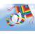 Cerf-volant en polyester arc-en-ciel Rouge 3 - vertbaudet enfant 