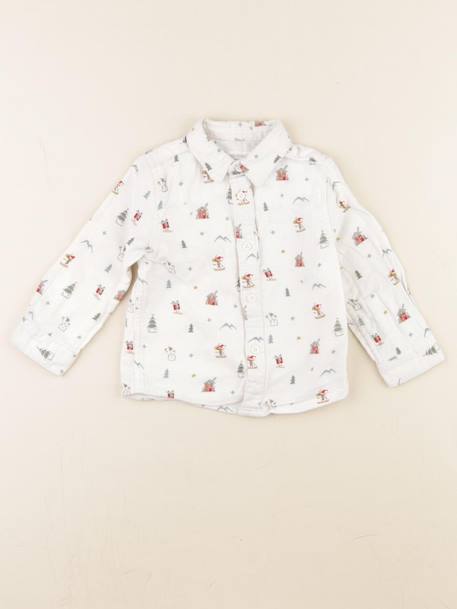 Chemise - 2 ans Blanc 1 - vertbaudet enfant 