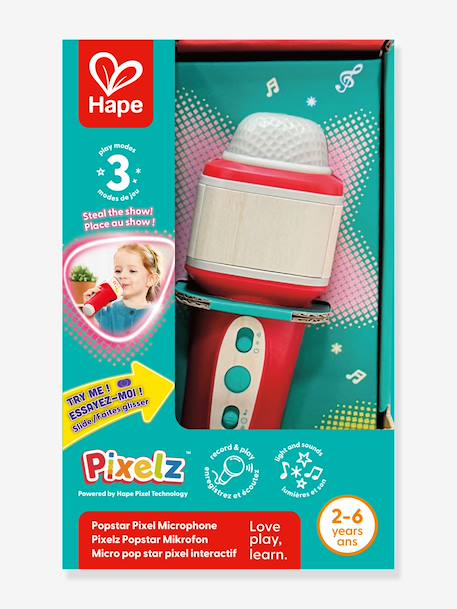 Micro pop star pixel interactif rouge 3 - vertbaudet enfant 