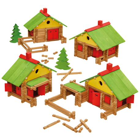 Mon chalet en bois 130 pièces Marron 2 - vertbaudet enfant 
