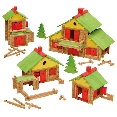 Mon chalet en bois 330 pièces Marron 3 - vertbaudet enfant 