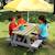 Table bois enfant avec insert parasol picnic Gris 3 - vertbaudet enfant 