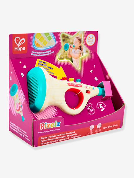 Trompette pixel interactif turquoise 4 - vertbaudet enfant 