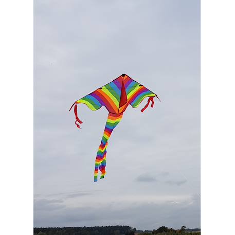Cerf-volant en polyester arc-en-ciel Rouge 4 - vertbaudet enfant 