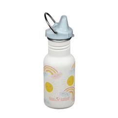 Puériculture-Gourde inox 355 ml bouchon sippy rainbows