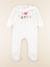 Pyjama velours - 2 ans Blanc 1 - vertbaudet enfant 