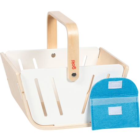 Panier de courses avec porte-monnaie Blanc 2 - vertbaudet enfant 
