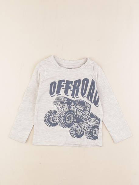 Tee-shirt - 2 ans Gris 1 - vertbaudet enfant 