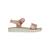 Sandales en cuir à brides Platinium+Rose clair 7 - vertbaudet enfant 