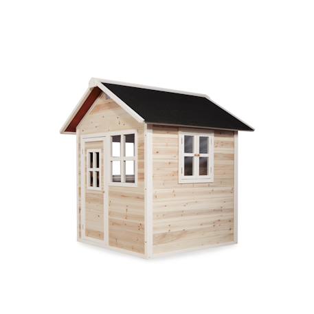 Maisonnette en bois fsc compacte loft 100 Gris+Naturel 9 - vertbaudet enfant 