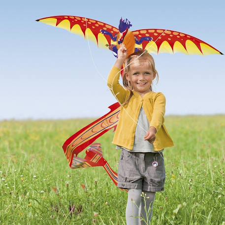 Cerf-volant dragon 3d Rouge 4 - vertbaudet enfant 