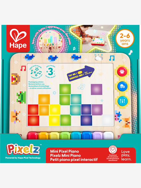 Petit piano pixel interactif rouge 4 - vertbaudet enfant 