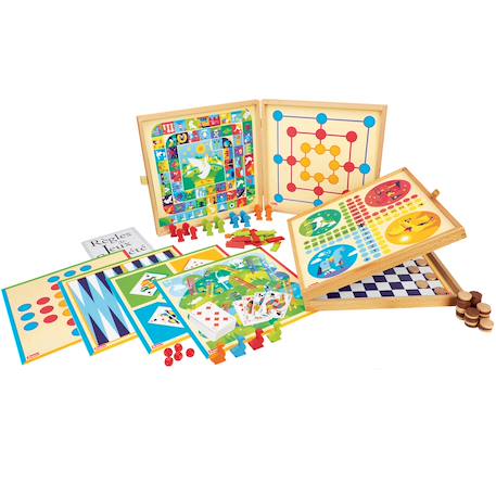 Coffret de jeux de société 150 règles Beige 1 - vertbaudet enfant 